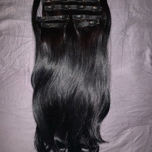 7 piece seamless clipins 100% human hair